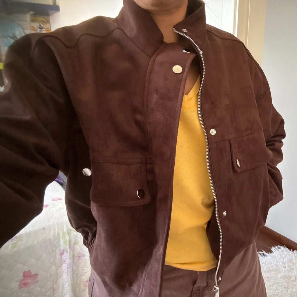 Nicole Faux Suede Jacket