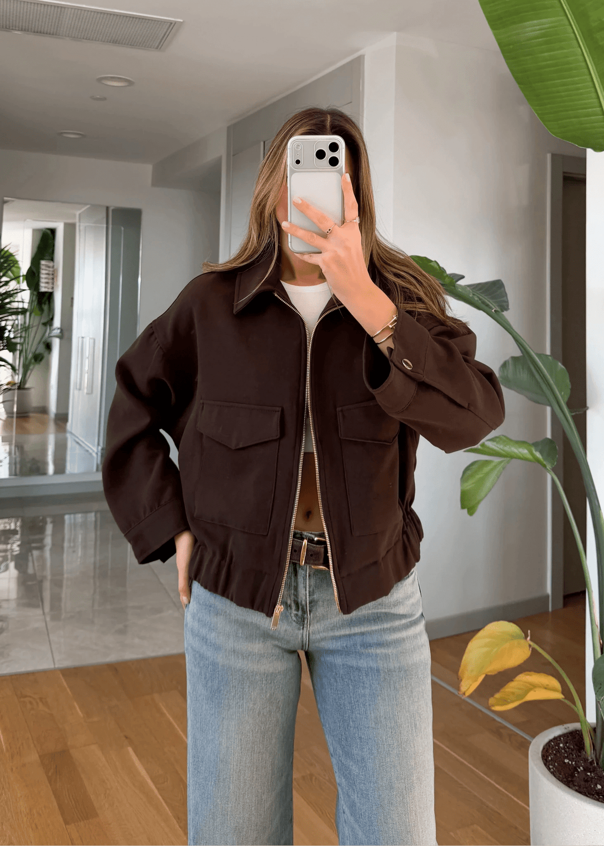 Zoey Zip Up Pocket Jacket