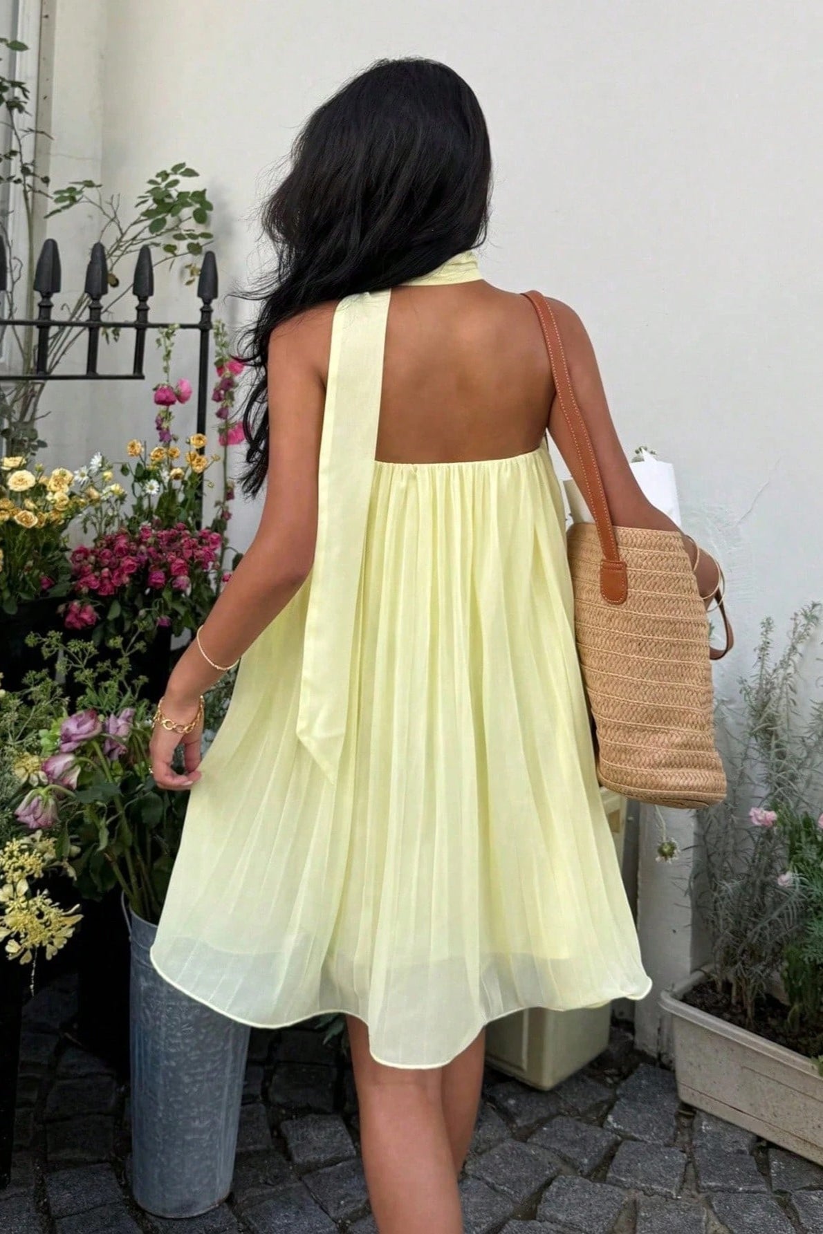Aliya Ruched Bandeau Mini Dress
