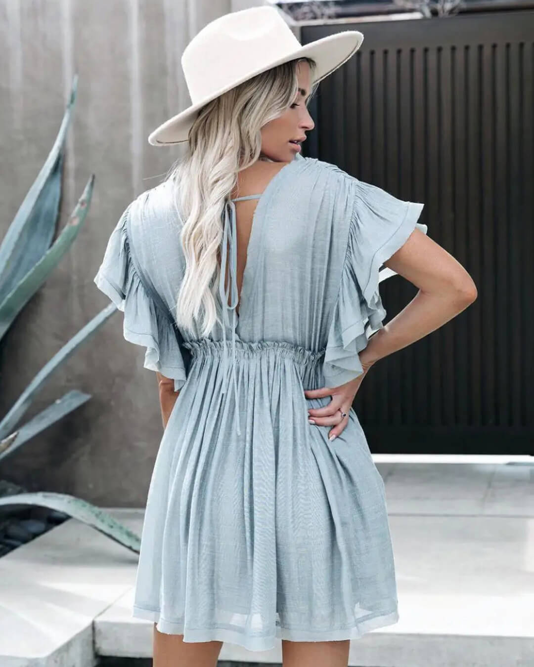 Anabelle Babydoll Boho Mini Dress