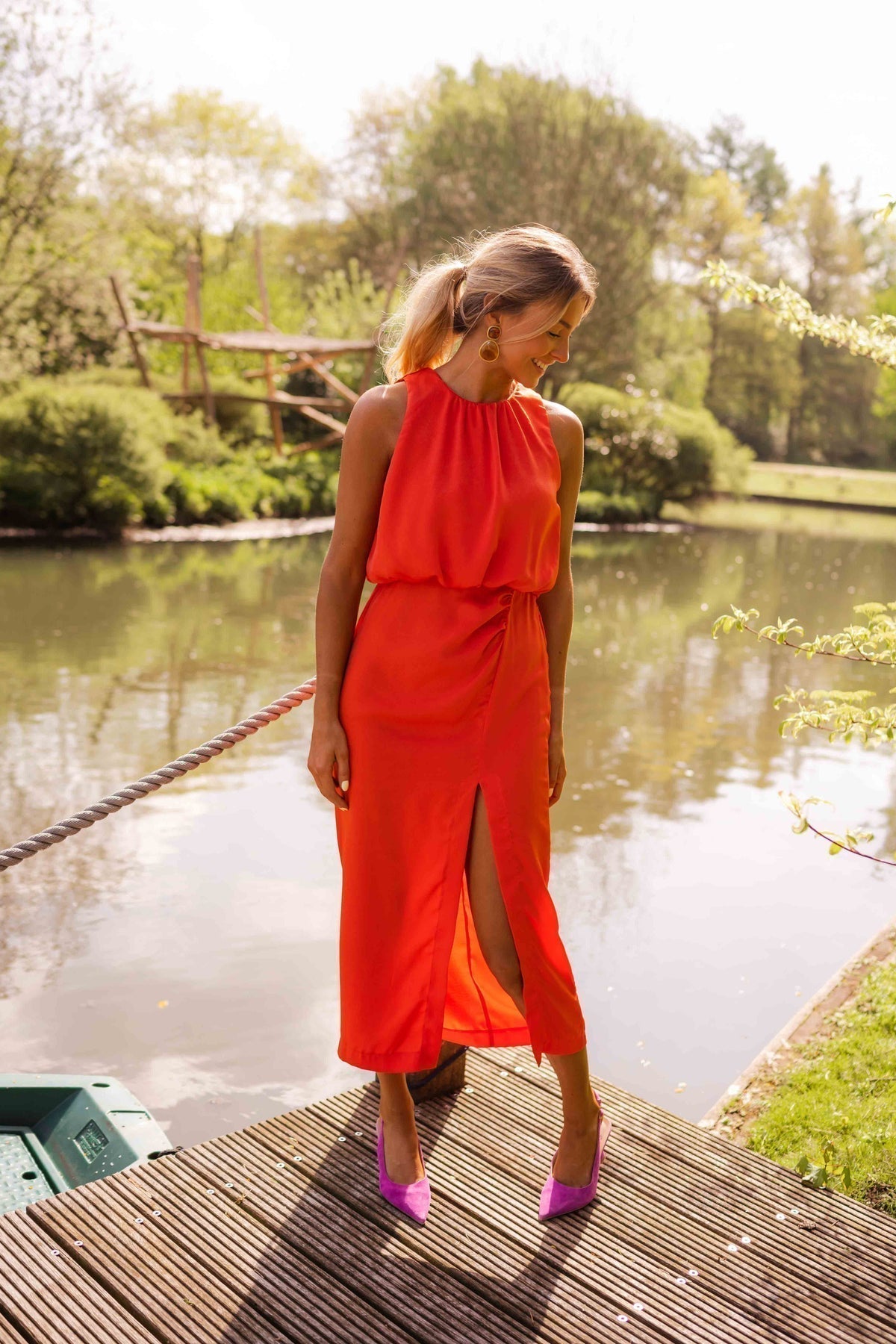 Beatrice Sleeveless Midi Dress