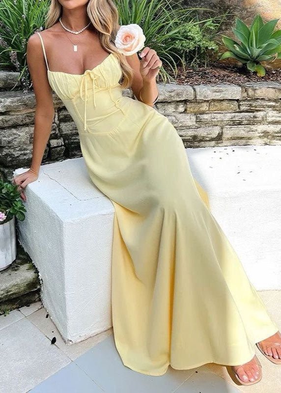 Bianca Corset Bodice Maxi Dress