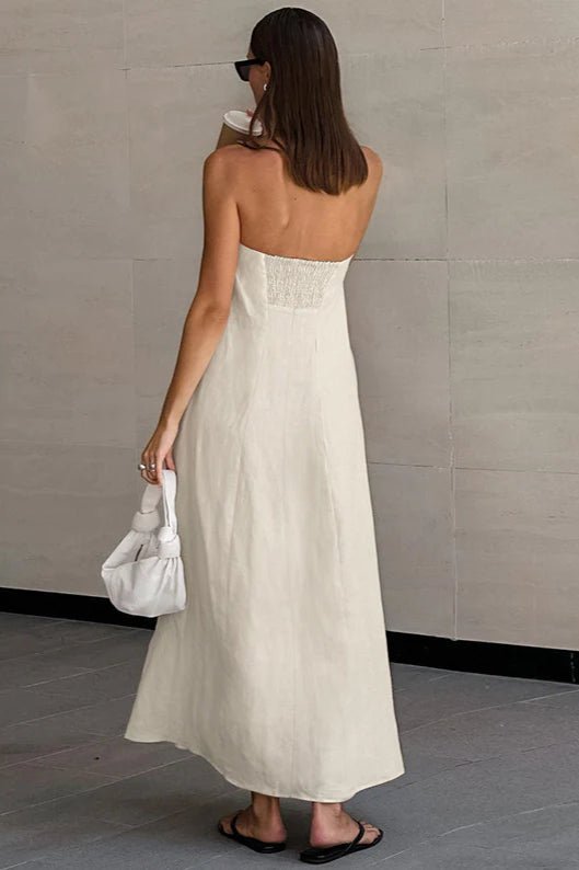 Bianca Strapless Backless Maxi Dress