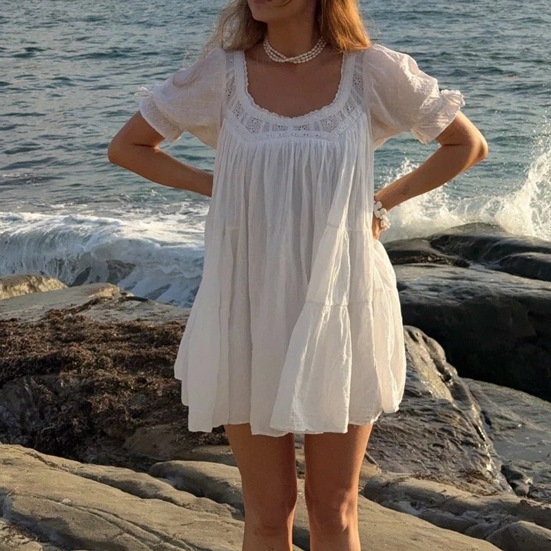 Sophia Vintage Kabarık Kollu Bebek Elbisesi