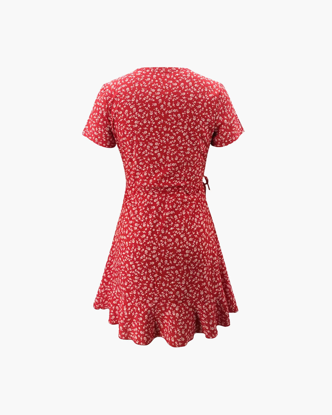 Celeste Floral V-Neck A-Line Mini Dress