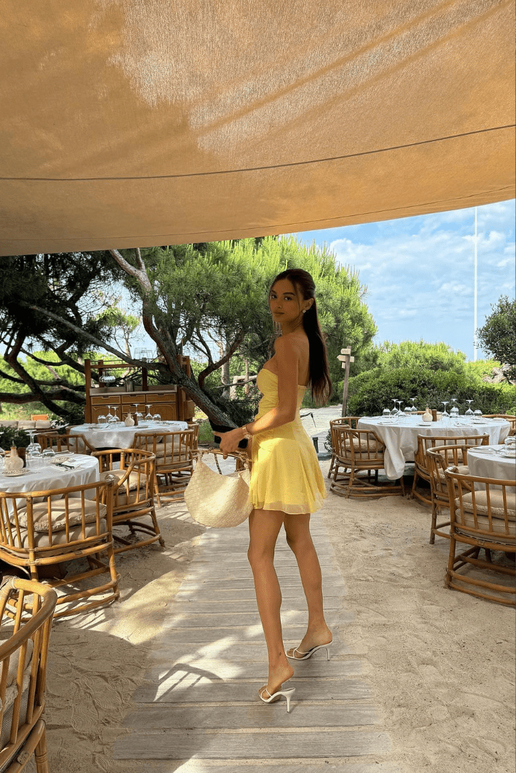 Nina Strapless Cut-Out Mini Dress