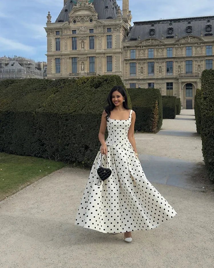 Jasmine Polka Dot Midi Dress