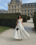 Jasmine Polka Dot Midi Dress