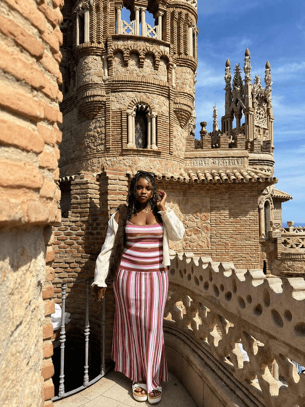Lily Striped Strapless Maxi Dress
