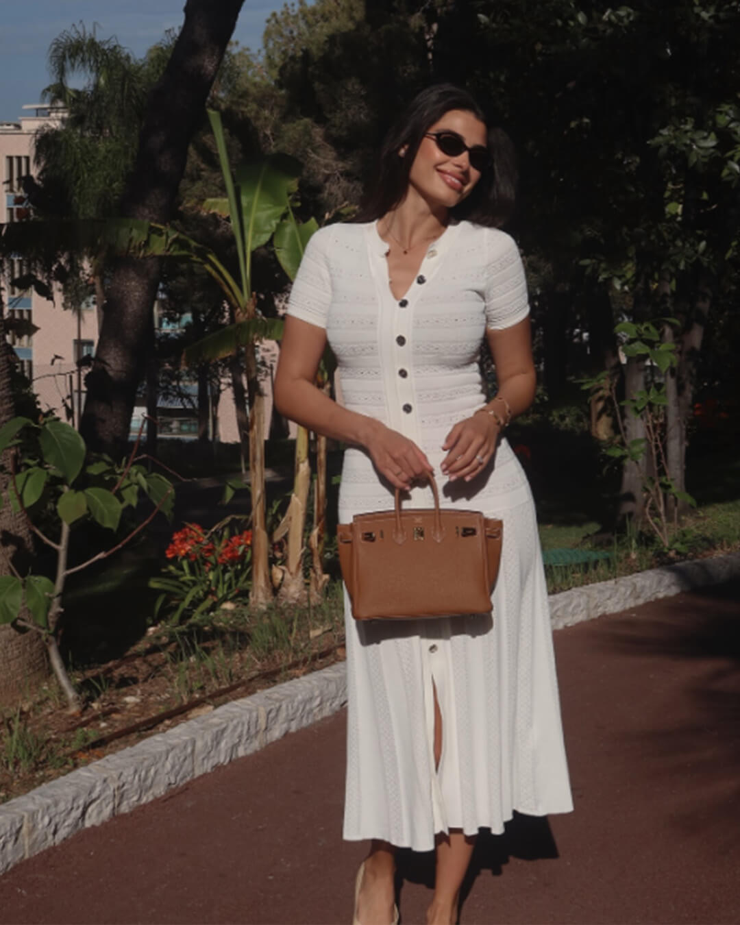 Celeste Ribbed Knit Midi Dress