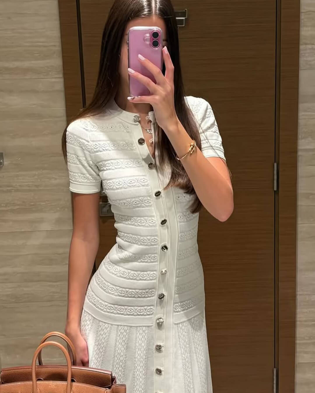 Celeste Ribbed Knit Midi Dress