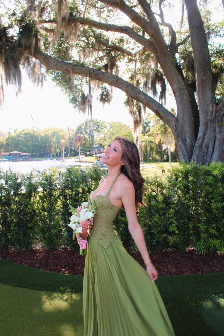 Vivian Pleated Corset Maxi Dress
