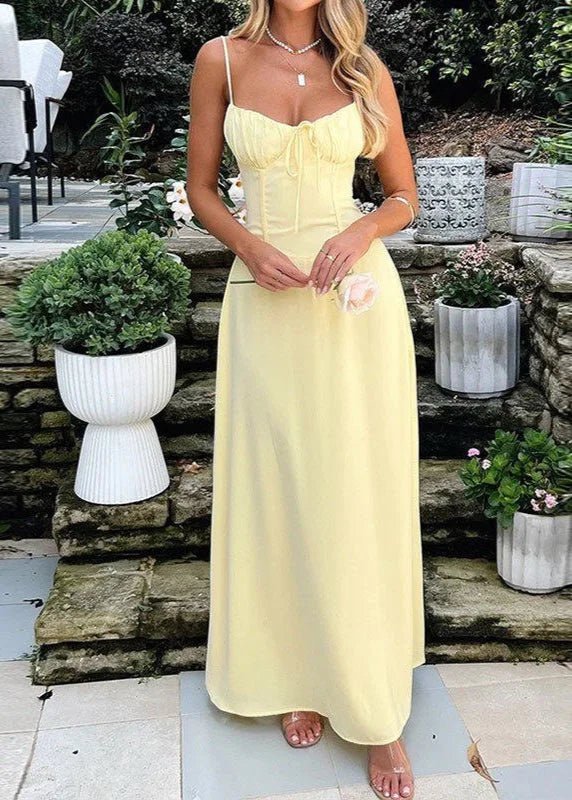 Bianca Corset Bodice Maxi Dress