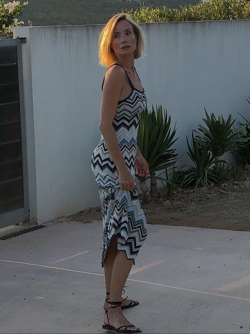 Bianca Crochet Split Cover-Up Dress