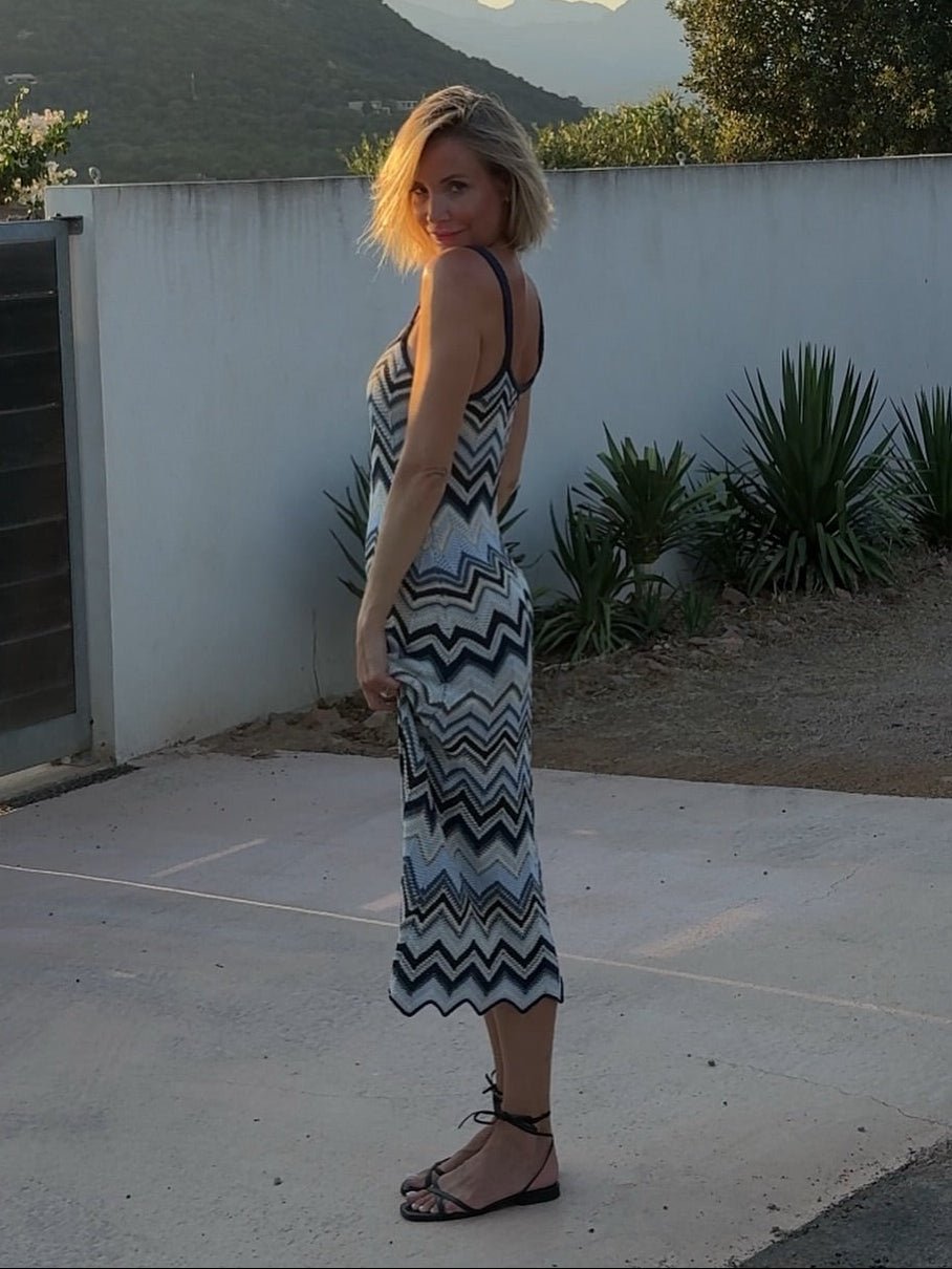 Bianca Crochet Split Cover-Up Dress