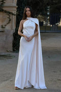 Celeste Elegant Satin Halter Dress