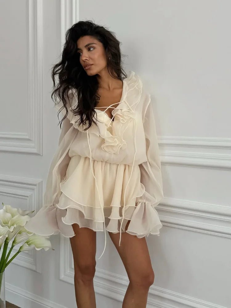 Fallon Ruffled Mini Dress