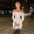 Gemma Off Shoulder Mini Dress