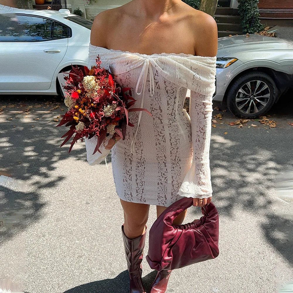 Gemma Off Shoulder Mini Dress