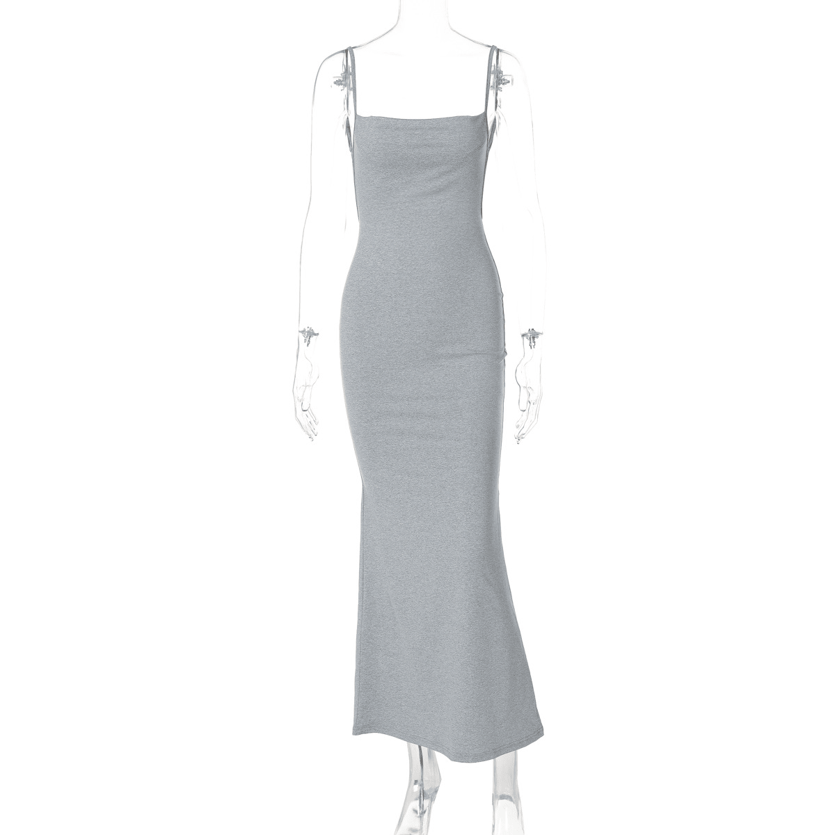 Janet V Neck Strap Maxi Dress