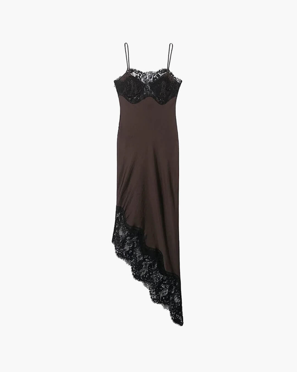 Jenica Lace Satin Sling Dress