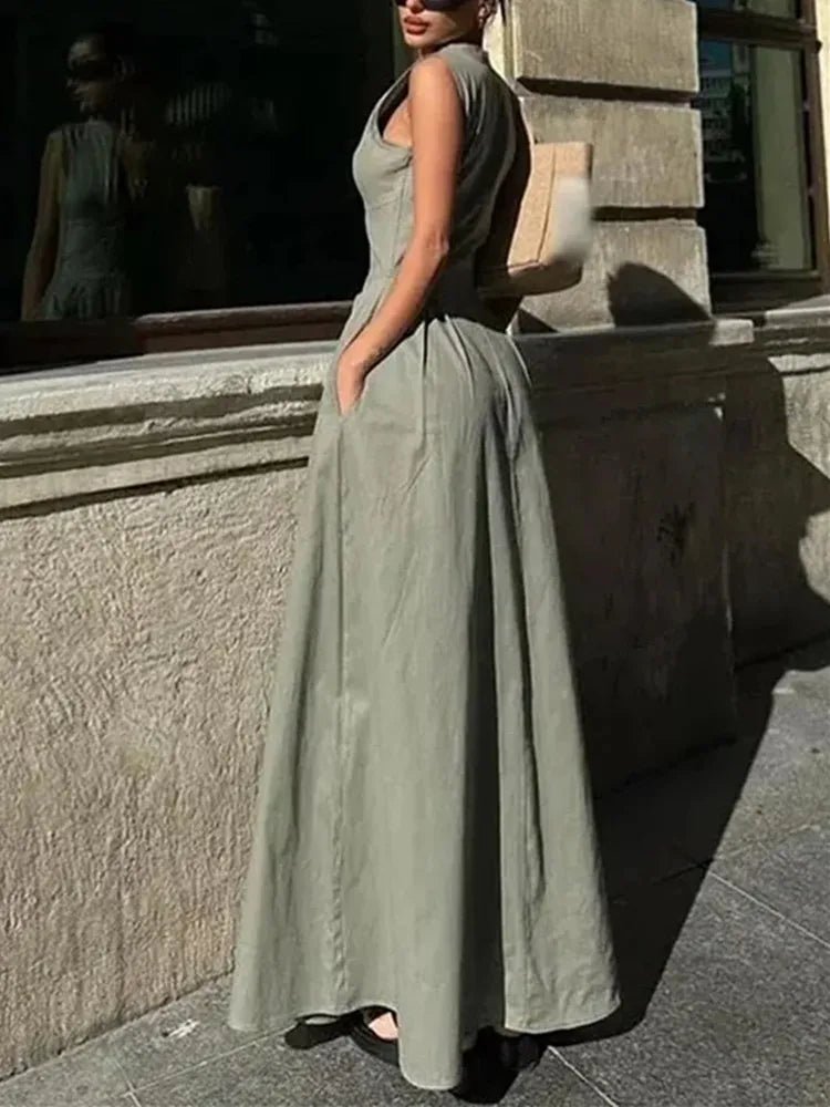Jessica Sleeveless Midi Dress