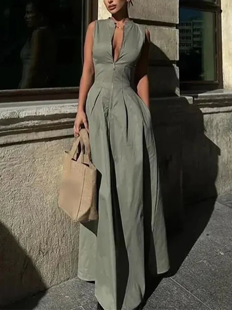 Jessica Sleeveless Midi Dress