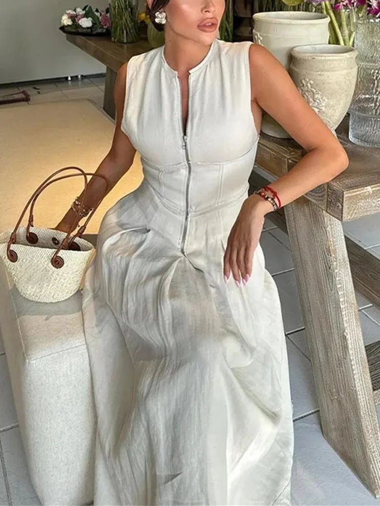 Jessica Sleeveless Midi Dress