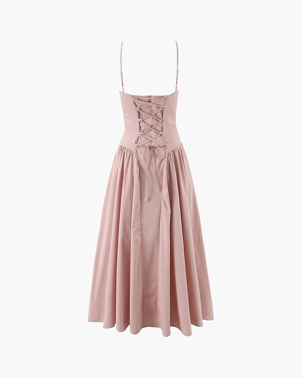 Myrna Spaghetti Strap Midi Dress