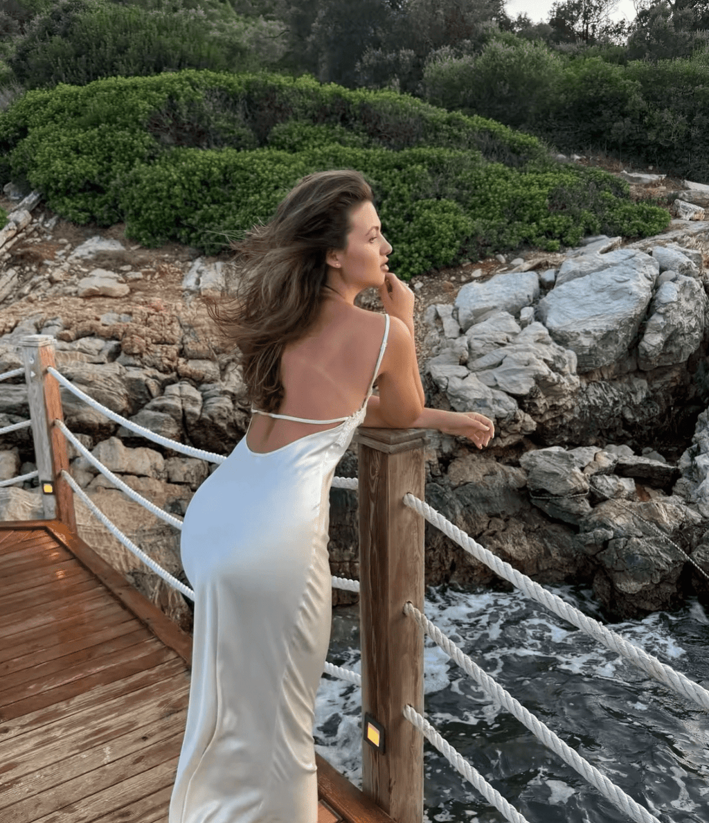 Piper Satin Lace Maxi Dress