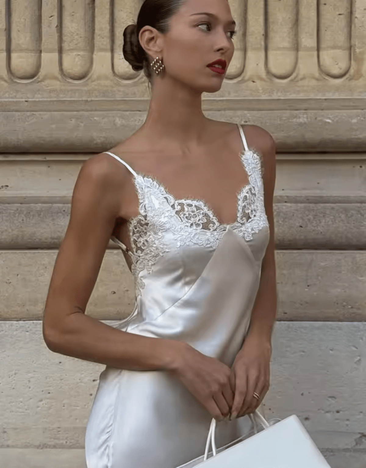 Piper Satin Lace Maxi Dress