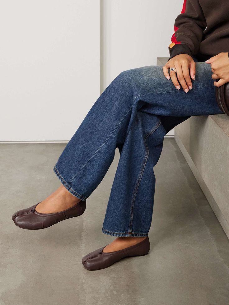 Elizabeth Split Toe Ballet Flats