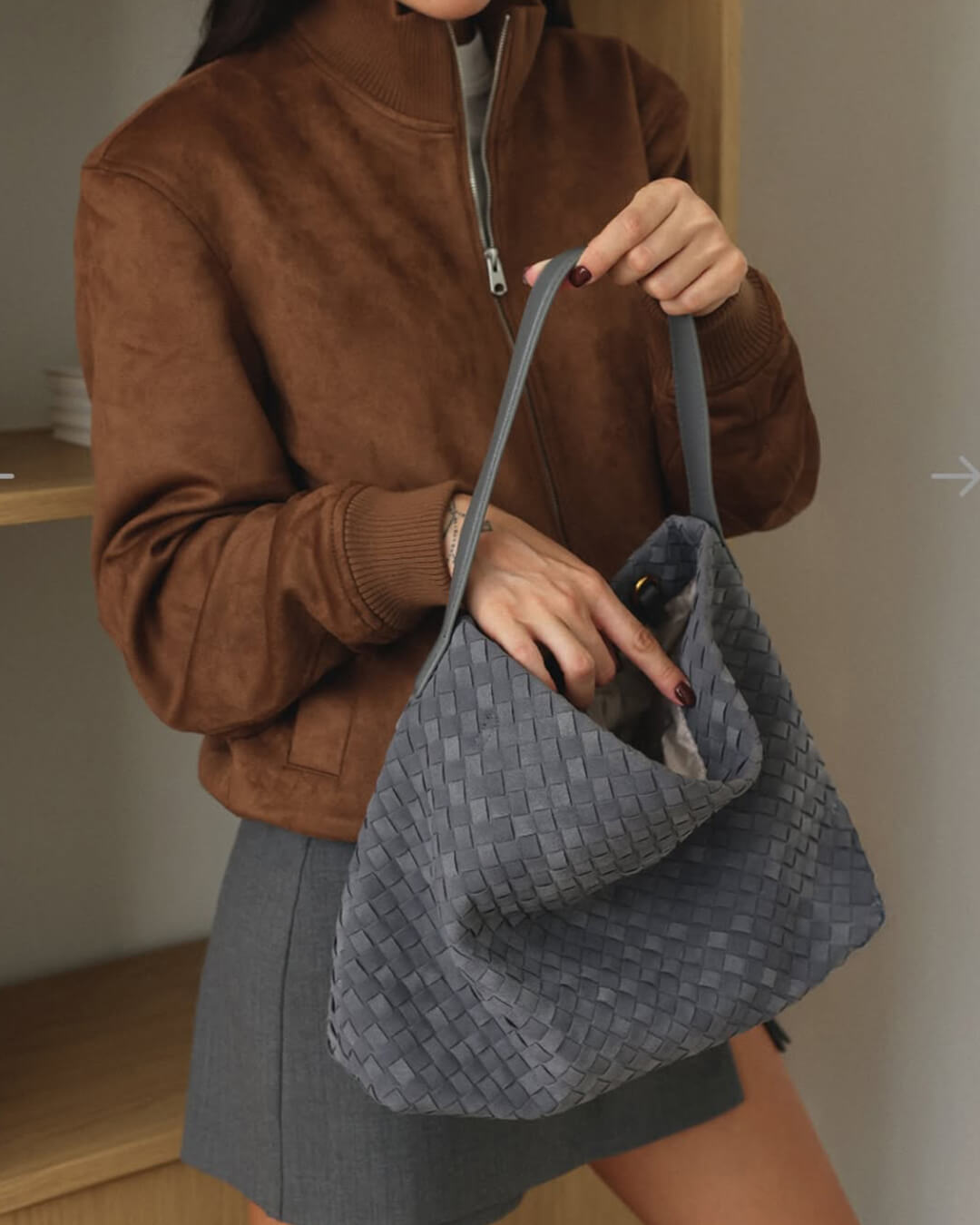 Marceline Süet El Çantası