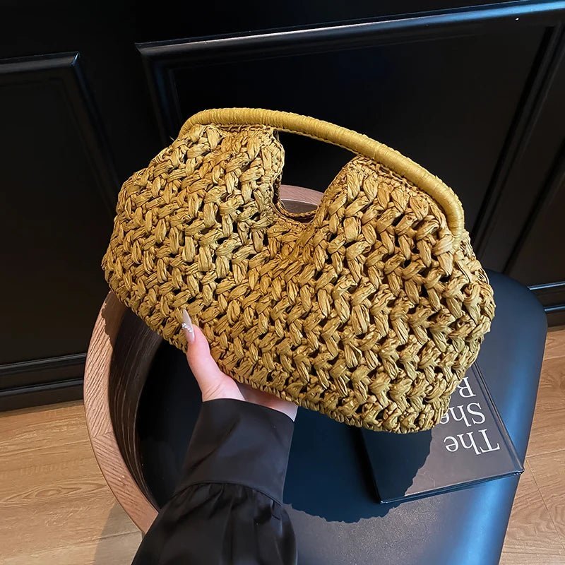 Bianca Woven Rattan Tote