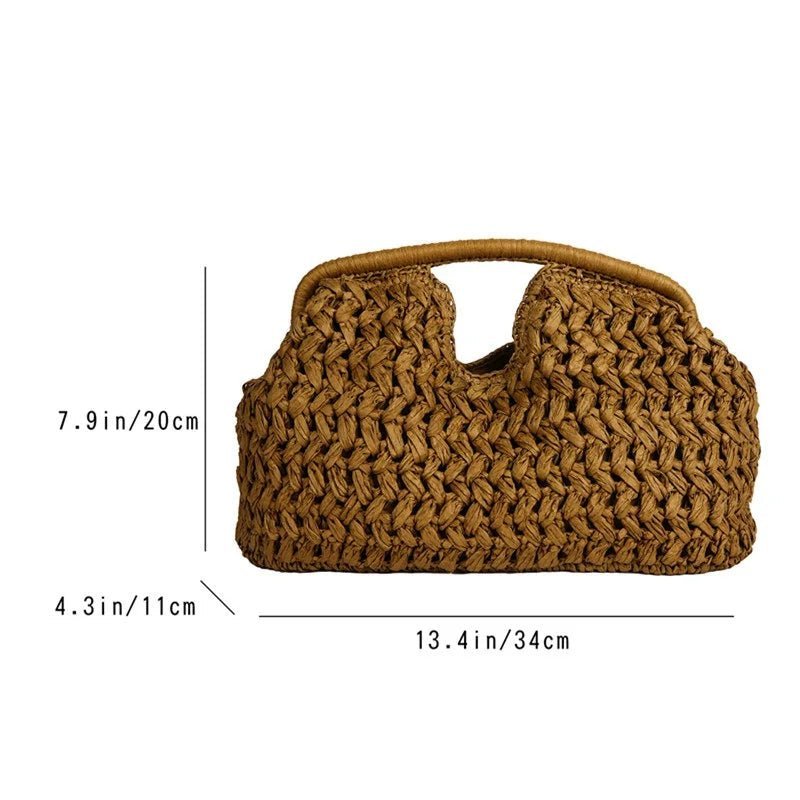 Bianca Woven Rattan Tote