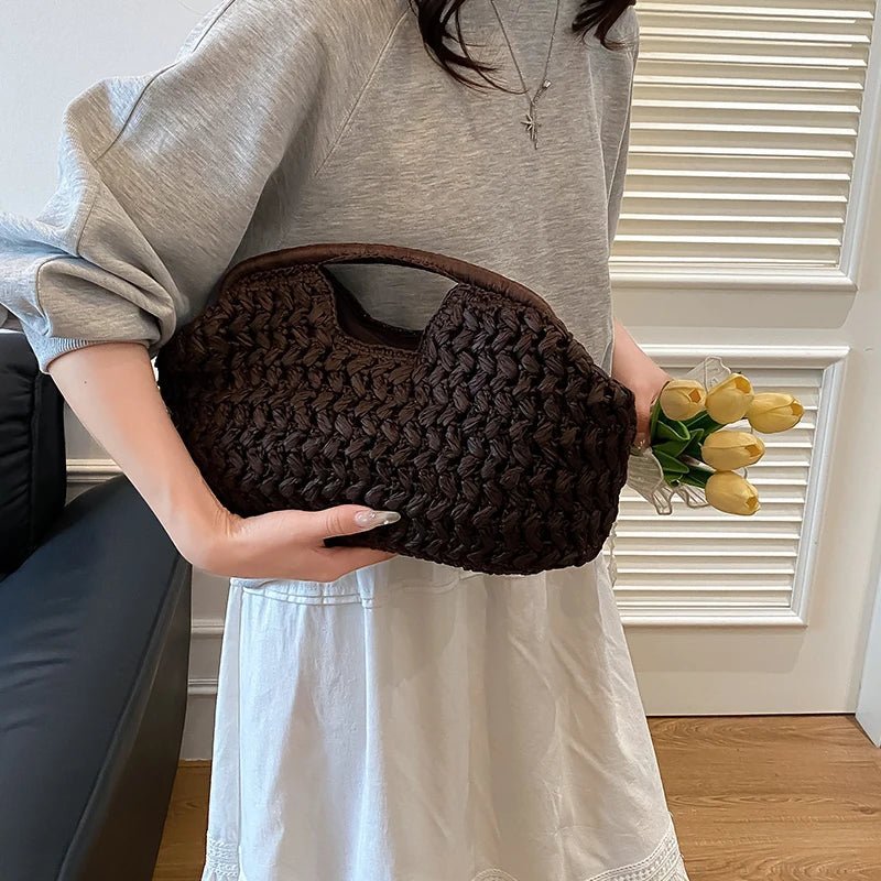 Bianca Woven Rattan Tote