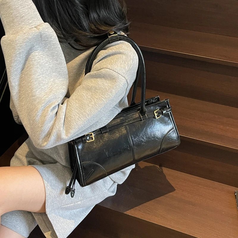 Luna Shoulder Bag with Belt Detail