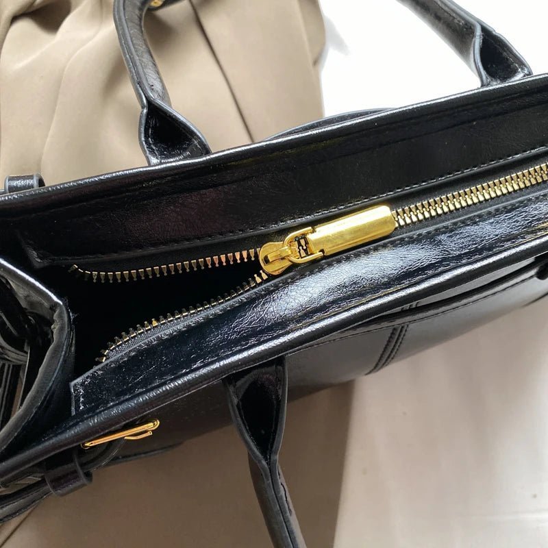 Luna Shoulder Bag with Belt Detail