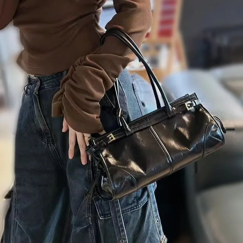 Luna Shoulder Bag with Belt Detail
