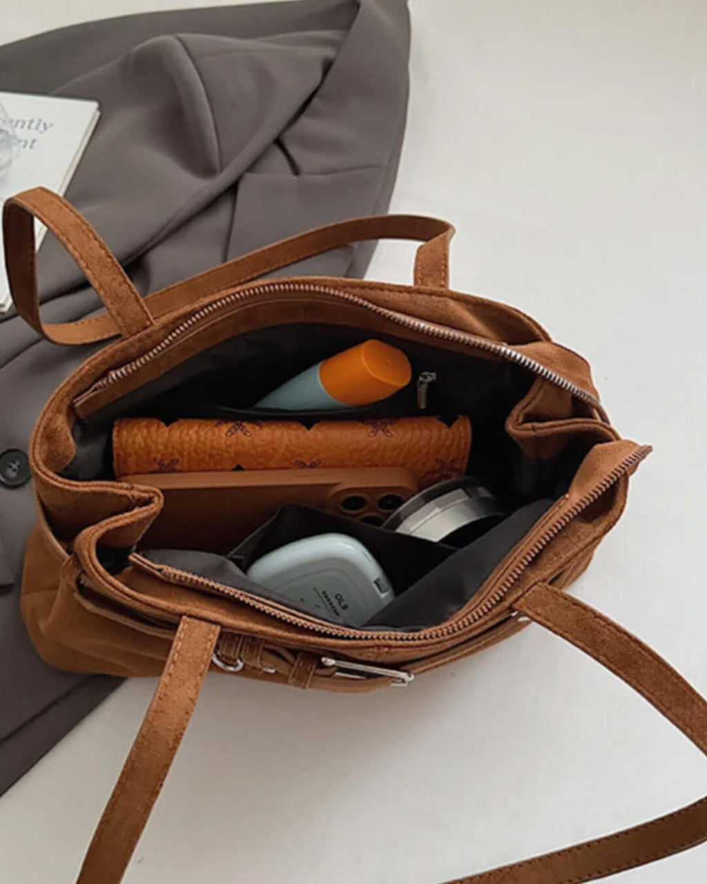 Nora Vegan Suede Bag
