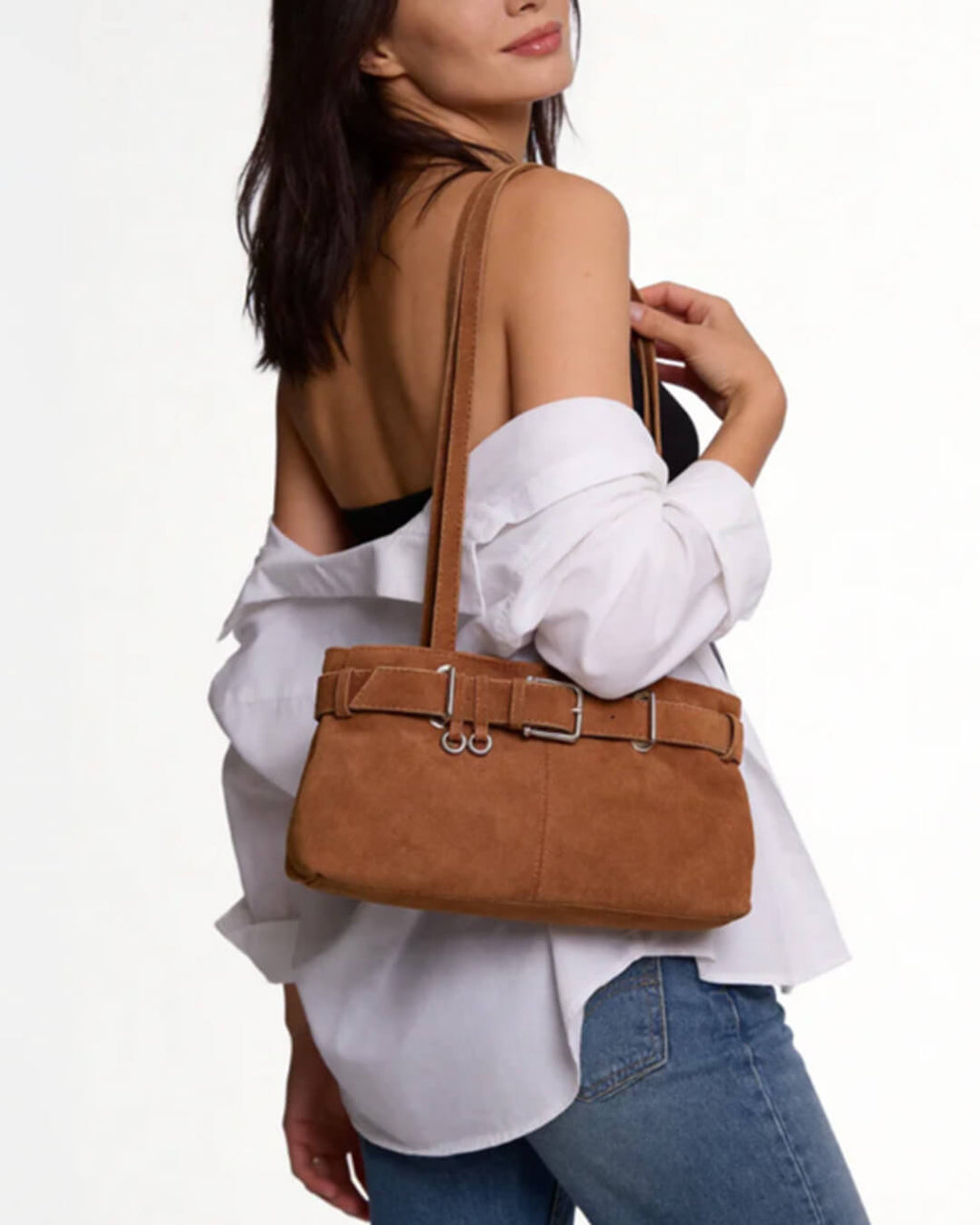 Nora Vegan Suede Bag