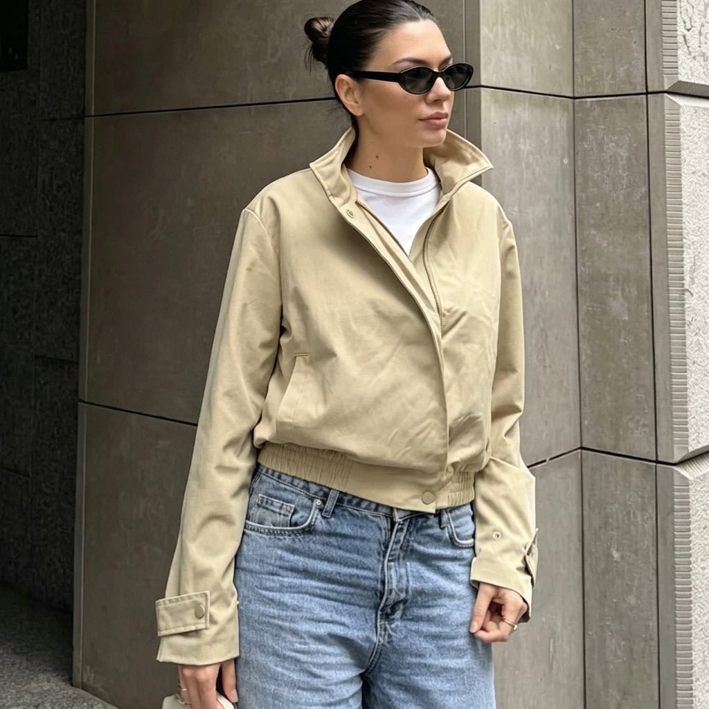 Jenny High Neck Zip Jacket