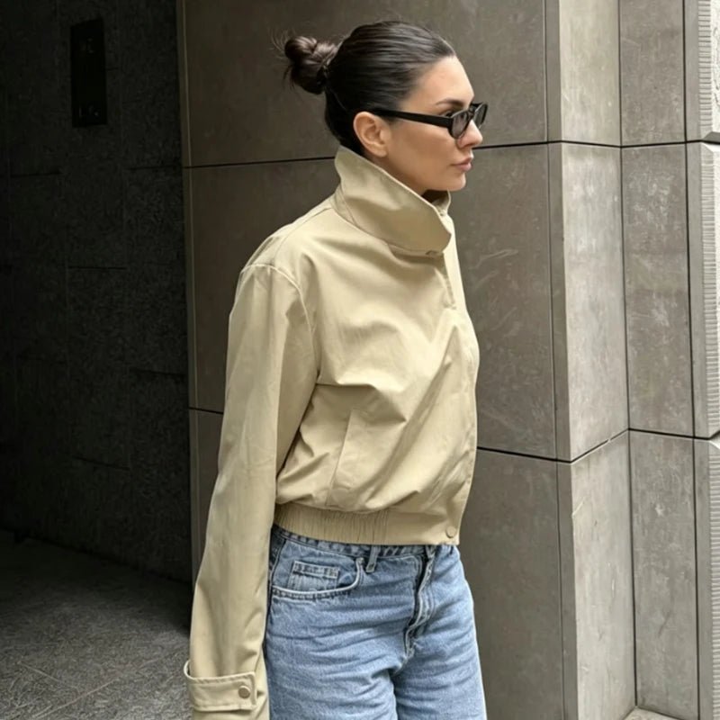 Jenny High Neck Zip Jacket