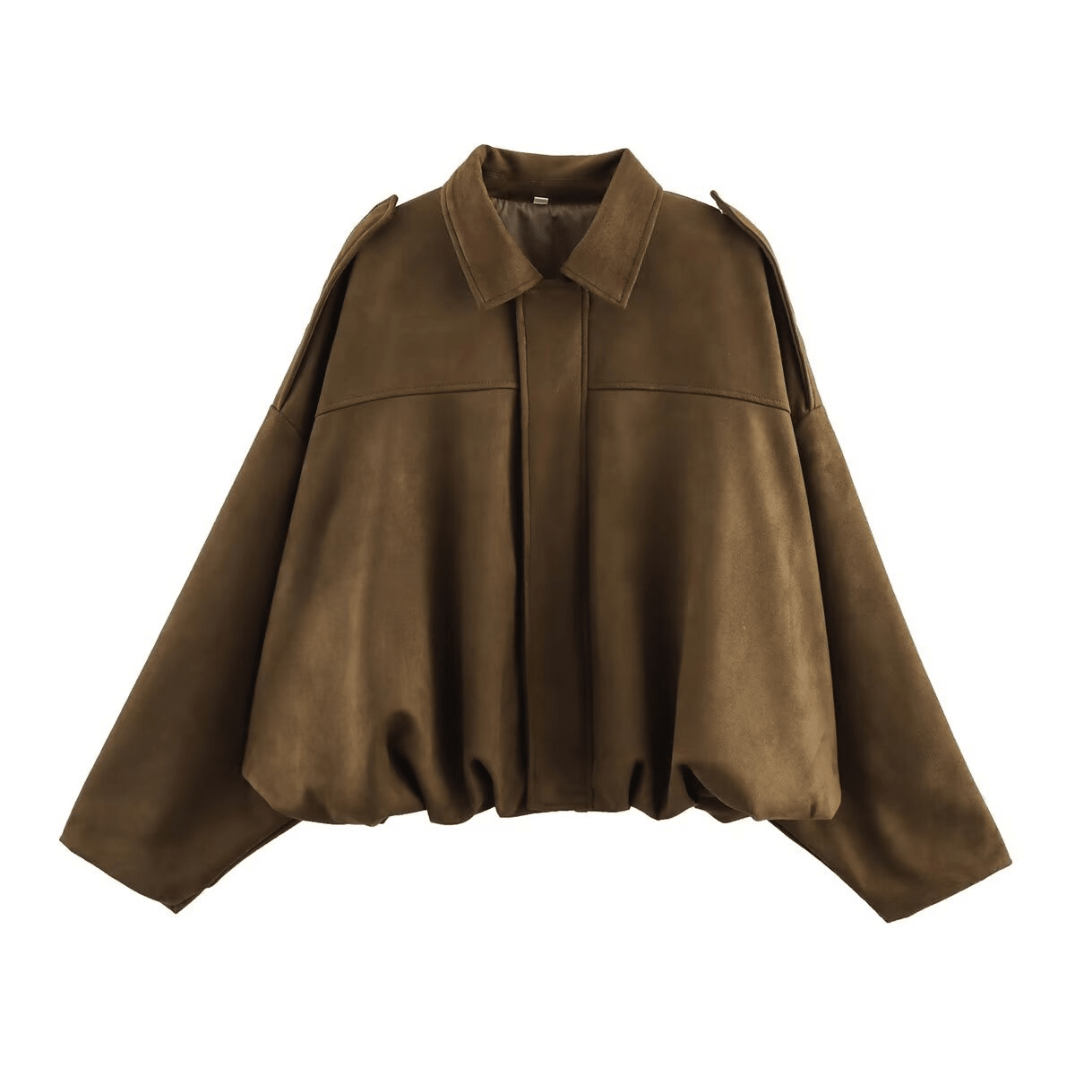 Nina Vintage Khaki Suede Jacket