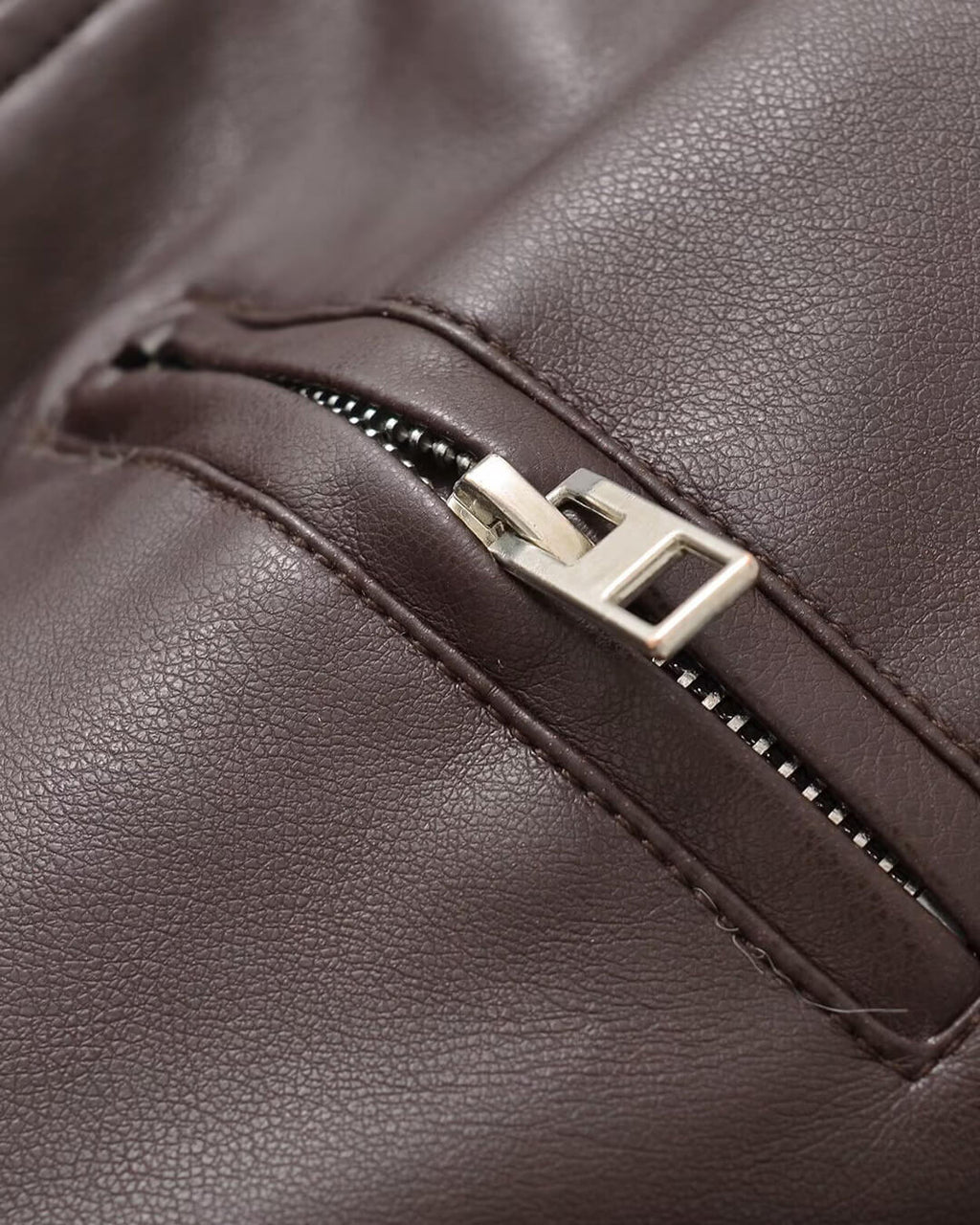 Arabella Faux Leather Bomber Jacket