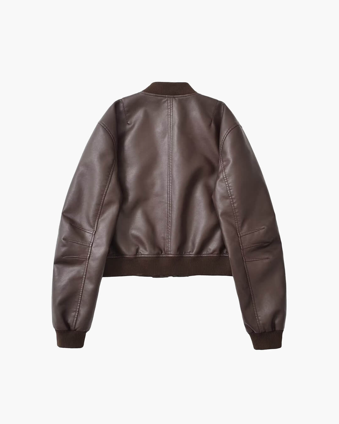 Arabella Faux Leather Bomber Jacket