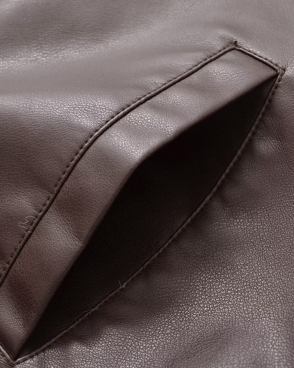 Arabella Faux Leather Bomber Jacket