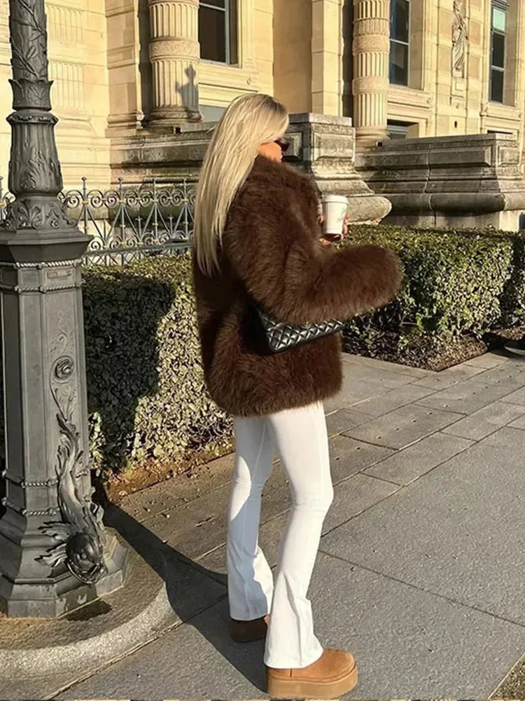 Audrey Suni Kürk Ceket