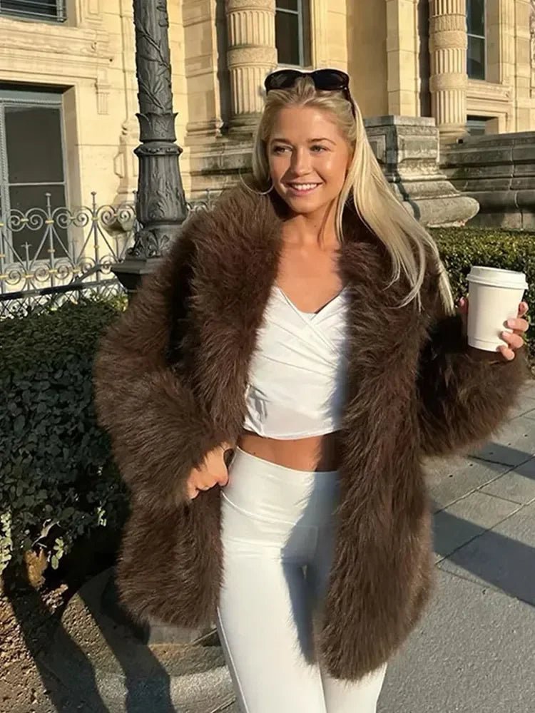 Audrey Suni Kürk Ceket