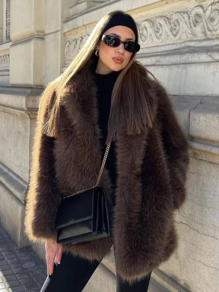 Audrey Suni Kürk Ceket
